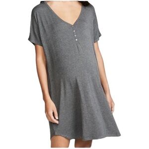 Hatch Gray Maternity Sleep Dress